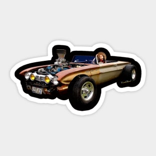 62 Buick Rat Rod Roadster Sticker